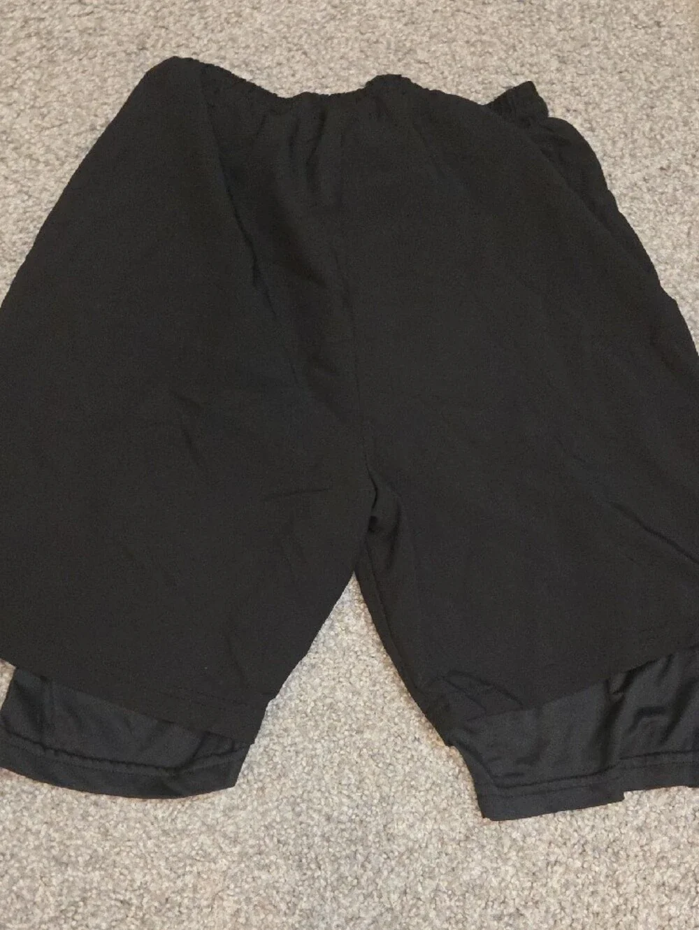 3 Pair Balance and Body Glove Black & Gray Athletic Lined Shorts Bundle 14/16